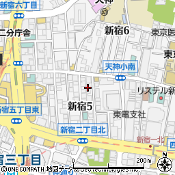 レジディア新宿イースト２周辺の地図