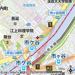 東京都新宿区市谷田町1丁目周辺の地図