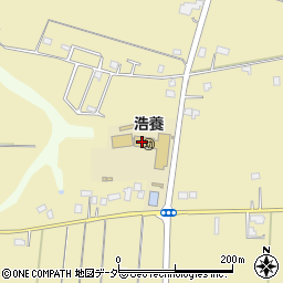 富里市立　浩養幼稚園周辺の地図