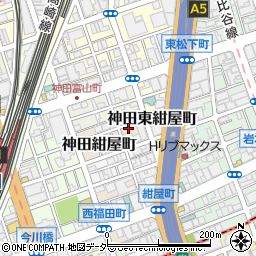 東京都千代田区神田紺屋町40周辺の地図