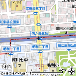 錦糸町出入口周辺の地図