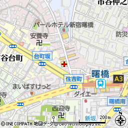 東京都新宿区住吉町5-7周辺の地図