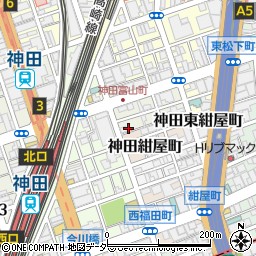 東京都千代田区神田富山町26-2周辺の地図
