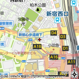 東京ひざ関節症クリニック　新宿院周辺の地図