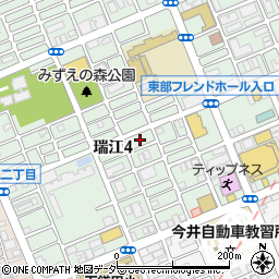 東京都江戸川区瑞江4丁目37周辺の地図