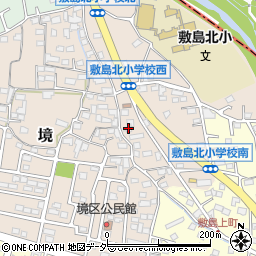 山梨県甲斐市境428-5周辺の地図