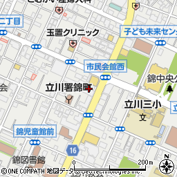 ホシザキ東京株式会社立川営業所周辺の地図