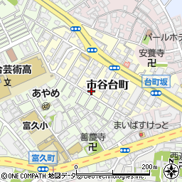 東京都新宿区市谷台町10-10周辺の地図