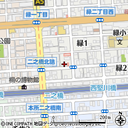 東京都墨田区緑1丁目7-11周辺の地図