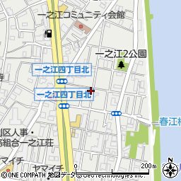 東京都江戸川区一之江2丁目1-10周辺の地図