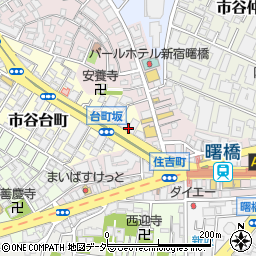東京都新宿区市谷台町1周辺の地図