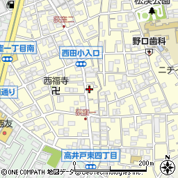 日本経済新聞荻窪専売所周辺の地図