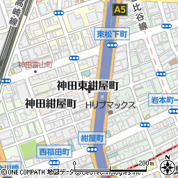 東京都千代田区神田東紺屋町28周辺の地図
