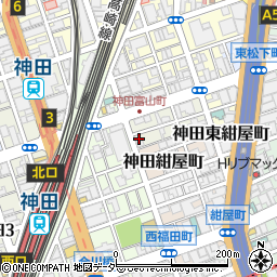 東京都千代田区神田富山町25周辺の地図