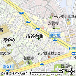 東京都新宿区市谷台町8周辺の地図