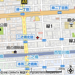 東京都墨田区緑1丁目7-1周辺の地図