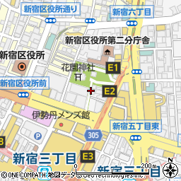 東京都新宿区新宿5丁目17周辺の地図