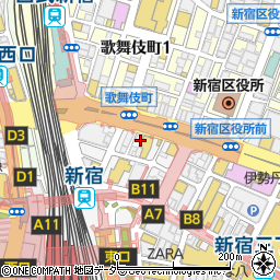 新宿サテライトクリニック周辺の地図