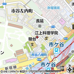 東京都新宿区市谷左内町9周辺の地図