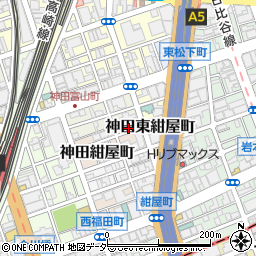 東京都千代田区神田紺屋町43周辺の地図