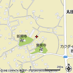 千葉県佐倉市太田周辺の地図