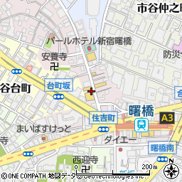 東京都新宿区住吉町5-6周辺の地図