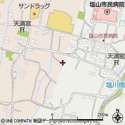 山梨県甲州市塩山下塩後998周辺の地図