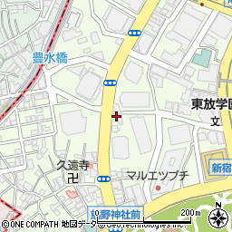 サラダニース 西新宿6丁目店周辺の地図