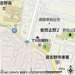実籾県営住宅９－２号棟周辺の地図