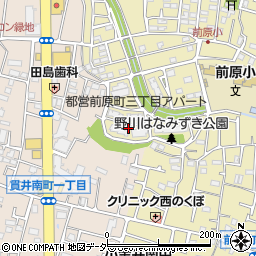 金庫鍵開けセンター・小金井周辺の地図
