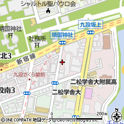 東京都千代田区九段南2丁目周辺の地図