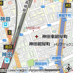 東京都千代田区神田富山町26周辺の地図