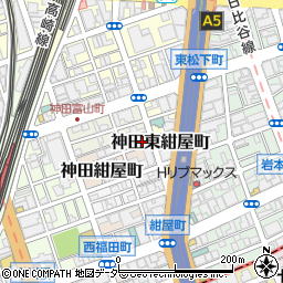 東京都千代田区神田紺屋町43-2周辺の地図