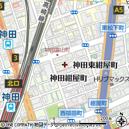 東京都千代田区神田富山町26-5周辺の地図