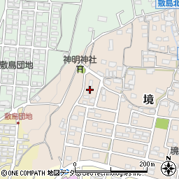 山梨県甲斐市境2234周辺の地図