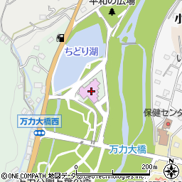 山梨市立図書館周辺の地図