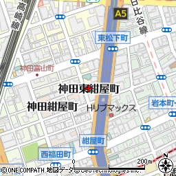 東京都千代田区神田東紺屋町27周辺の地図
