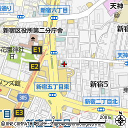ヴィアイン新宿周辺の地図