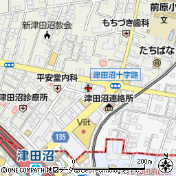 東横ＩＮＮ津田沼駅北口周辺の地図