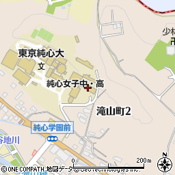 東京純心女子中学校周辺の地図