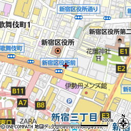 東京ノーストクリニック　新宿院周辺の地図