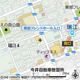 東京都江戸川区瑞江4丁目50周辺の地図
