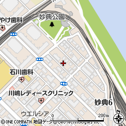 ドミール妙典周辺の地図