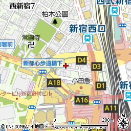 ヒロクリニック新宿駅前院周辺の地図