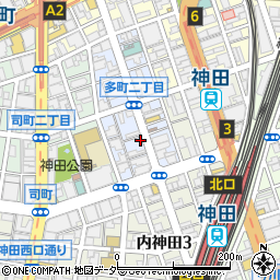 東京都千代田区神田多町2丁目周辺の地図