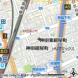 東京都千代田区神田富山町28周辺の地図