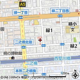 東京都墨田区緑1丁目7-8周辺の地図