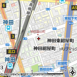 東京都千代田区神田富山町24周辺の地図