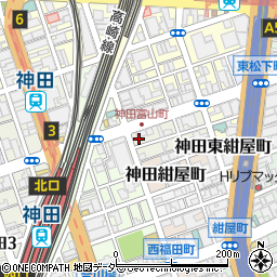東京都千代田区神田富山町24-9周辺の地図