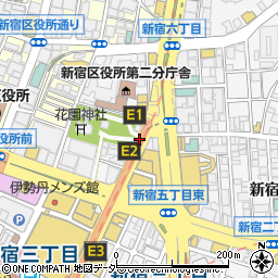 東京都新宿区新宿5丁目周辺の地図